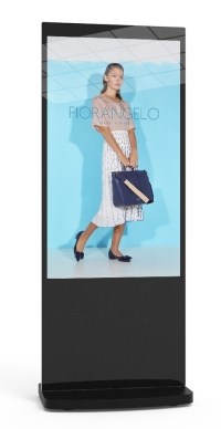 Allsee Technologies L65UHD3 Signage Display Totem design 165.1 cm (65") LCD Wi-Fi 450 cd/m² 4K Ultra HD Black Built-in processor Android 7.1 24/7