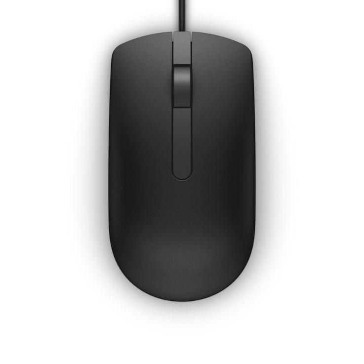 DELL MS116 mouse Office Ambidextrous USB Type-A Optical 1000 DPI
