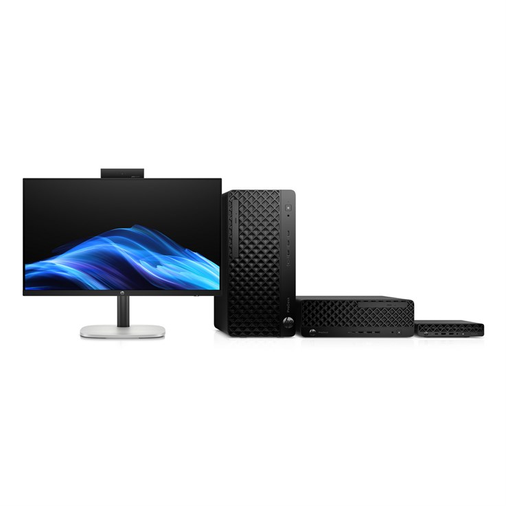 HP ProDesk 4 SFF G1i Desktop AI PC Wolf Pro Security Edition Intel Core Ultra 7 265 32 GB DDR5-SDRAM 1 TB SSD NVIDIA RTX A400 Windows 11 Pro Black