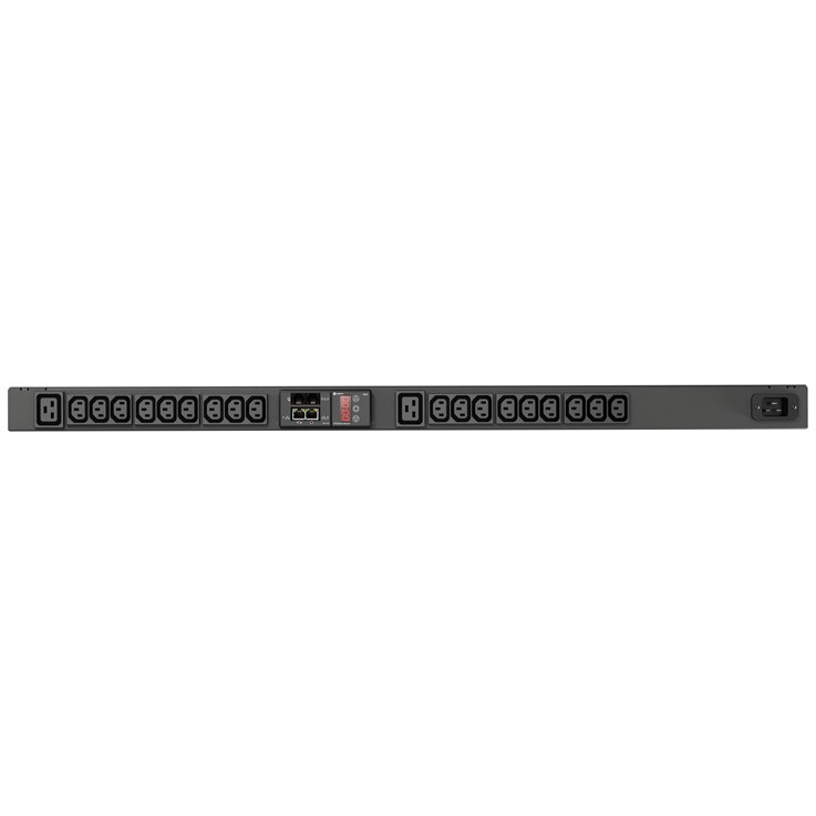 Vertiv Geist rPDU, monitored, 0U, input C20 230V 16A, outputs (18)C13 | (2)C19 power distribution unit (PDU) 20 AC outlet(s) Black