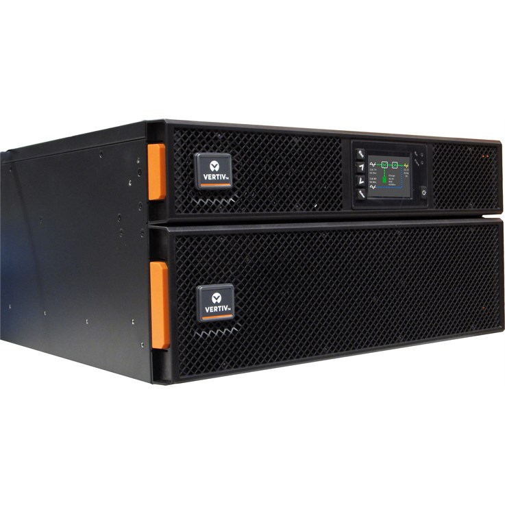Vertiv Liebert GXT5 Double Online Conversion UPS -5000VA/5000W| 230V| With Rackmount Kit and Intellislot RDU101 Communication Card| GXT5-5000IRT5UXLN