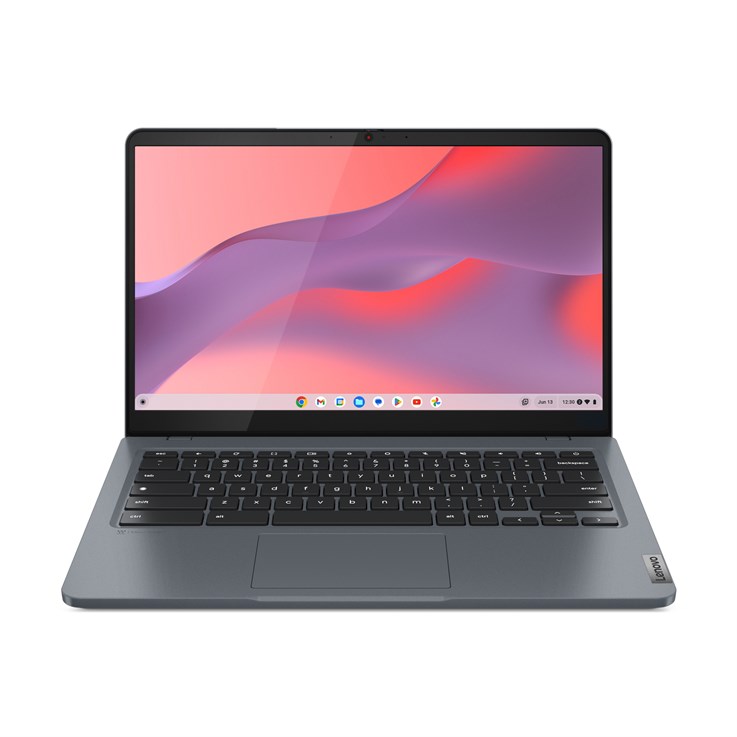 Lenovo IdeaPad Slim 3 Chrome 14IAN8 Intel Core i3 N-series i3-N305 Chromebook 35.6 cm (14") Full HD 8 GB LPDDR5-SDRAM 128 GB eMMC Wi-Fi 6E (802.11ax) ChromeOS English Grey