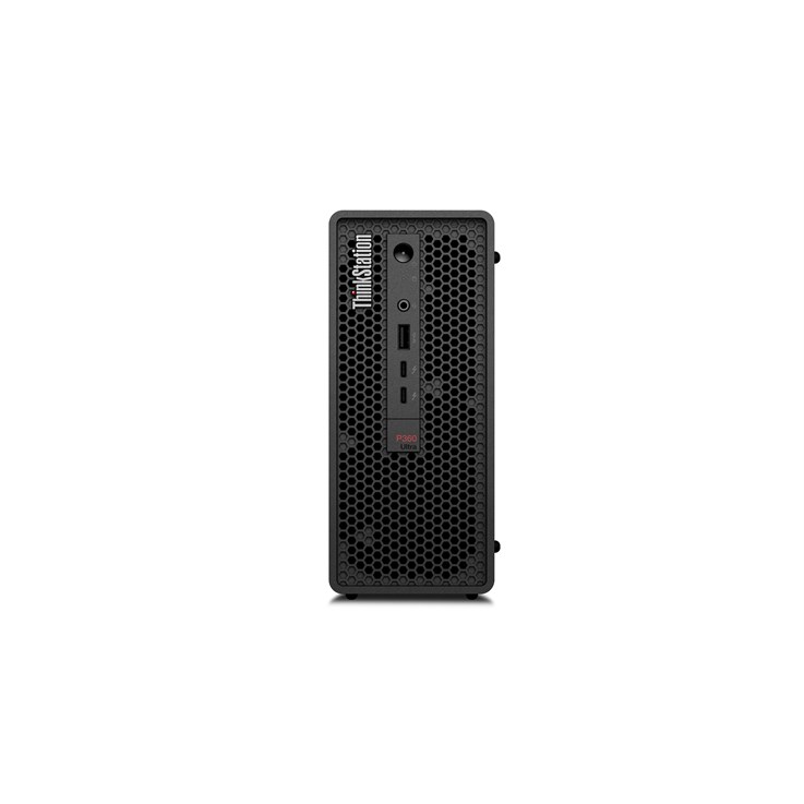 Lenovo ThinkStation P360 Ultra Intel® Core™ i5 i5-12500 16 GB DDR5-SDRAM 512 GB SSD NVIDIA T400 Windows 11 Pro Mini Tower Workstation Black