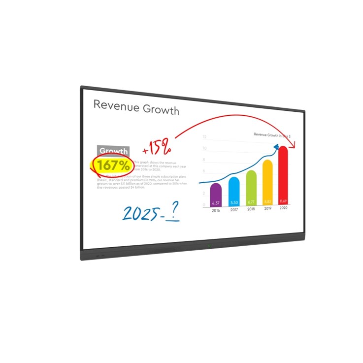 Allsee Technologies PT65J Signage Display Digital signage flat panel 165.1 cm (65") Wi-Fi 500 cd/m² 4K Ultra HD Black Touchscreen Built-in processor Android 8.0