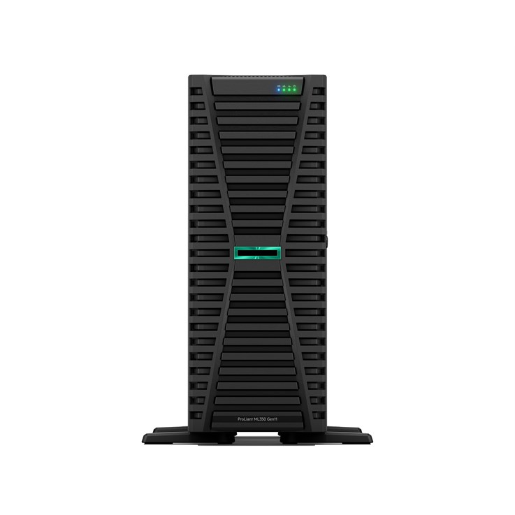 HPE ProLiant ML350 Gen11 4514Y 2.0GHz 16c 1P 64GB-R 8SFF MR408i-o 2x2.4TB HDD 2x1000W PS EU Server