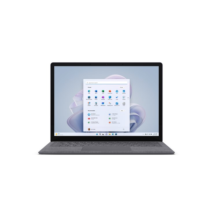 Microsoft Surface Laptop 5 Intel® Core™ i7 i7-1265U 34.3 cm (13.5") Touchscreen 16 GB LPDDR5x-SDRAM 256 GB SSD Wi-Fi 6 (802.11ax) Windows 10 Pro UK English Platinum