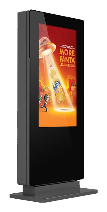 Allsee Technologies OT86E4 Signage Display Digital A-board 2.18 m (86") Wi-Fi 2500 cd/m² 4K Ultra HD Black Built-in processor Android 4.2.2