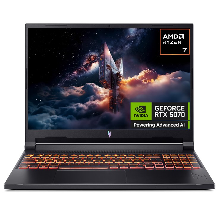 Acer Nitro V 16 V16 AI ANV16-42 - AMD Ryzen 7 260, 16GB, 1TB SSD, NVIDIA GeForce RTX 5070, 16" WUXGA, Windows 11 Gaming Laptop