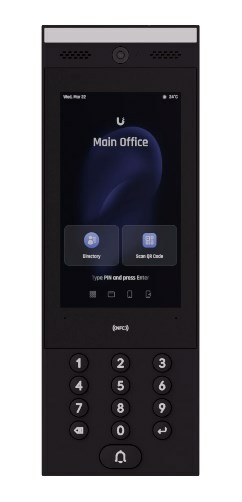 Ubiquiti Intercom Entrance control terminal Black