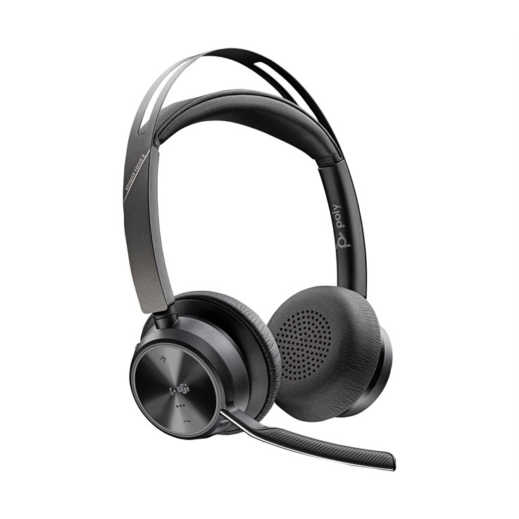 Poly Voyager Focus 2 Microsoft Teams Certified USB-C-C Headset +USB-C/A Adapter
