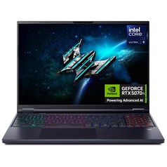 Acer Predator Helios Neo 16 AI (PHN16-73) Intel Ultra 9, 32GB, 1TB SSD, RTX5070Ti, 16" WQXGA, Windows 11 Gaming Laptop