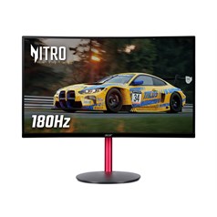 Acer Nitro KG2 Nitro XZ272S3 curved gaming monitor - 27", 1500R, Full HD, 180Hz, 1ms, FreeSync Premium, DisplayHDR 400, HDMI & DP