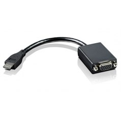 Lenovo Mini-HDMI to VGA VGA (D-Sub) HDMI Type C (Mini) Black
