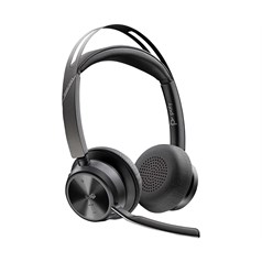 POLY Voyager Focus 2 Microsoft Teams Certified USB-C-C Headset +USB-C/A Adapter +Charging Stand