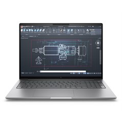 HP ZBook 8 G1i 16 inch Mobile Workstation PC Wolf Pro Security Edition - Data Science Intel Core Ultra 7 255H 40.6 cm (16") 2.5K 16 GB DDR5-SDRAM NVIDIA RTX 500 Ada Wi-Fi 7 (802.11be) Windows 11 Pro AI PC