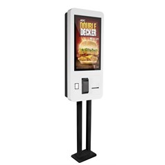 Allsee Technologies SO22B Signage Display Kiosk design 55.9 cm (22") Wi-Fi 250 cd/m² Full HD White Touchscreen Built-in processor