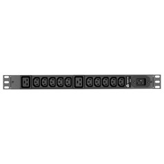 Vertiv Geist rPDU, basic, 1U, input C20 230V 16A, outputs (10)C13 | (2)C19 power distribution unit (PDU) 12 AC outlet(s) Black