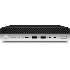 T1A HP EliteDesk 800 G4 Refurbished Intel® Core™ i5 i5-8500T 8 GB DDR4-SDRAM 256 GB SSD Windows 11 Pro Mini PC Black, Silver