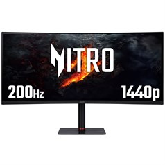 Acer Nitro XV5 Nitro XV345CURX0 - 34" UltraWide Quad HD (3440x1440), Curved 1000R, 200Hz, 0.5ms, HDR10, AMD FreeSync Gaming Monitor