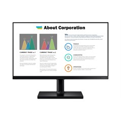 Samsung T45F computer monitor 61 cm (24") 1920 x 1080 pixels Full HD LED Black