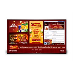 Allsee Technologies DM32D Signage Display Digital signage flat panel 81.3 cm (32") LCD Wi-Fi 450 cd/m² Full HD Black Built-in processor Android 7.1
