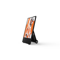 Allsee Technologies OAB43HD8-C Signage Display Digital A-board 109.2 cm (43") 700 cd/m² Full HD Black Built-in processor Android 7.1