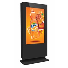 Allsee Technologies OT43E4 Signage Display Kiosk design 109.2 cm (43") Wi-Fi 2500 cd/m² Full HD Black Built-in processor Android 5.1.1 24/7