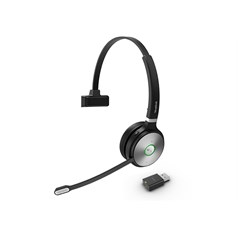 Yealink WH62 Portable Headset Wireless Head-band Calls/Music Black, Grey