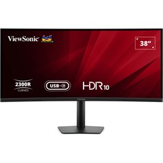 Viewsonic VA3820C LED display 96.5 cm (38") 3840 x 1600 pixels Wide Quad HD+ Black