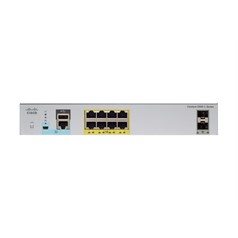 Cisco Catalyst 2960CX-8TC-L Network Switch, 8 Gigabit Ethernet Ports, two 1 G SFP and two 1 G Copper Uplinks, Enhanced Limited Lifetime Warranty (WS-C2960CX-8TC-L)
