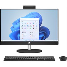 HP 24-cr1234na Intel Core Ultra 5 125U 60.5 cm (23.8") 1920 x 1080 pixels All-in-One PC 16 GB DDR5-SDRAM 512 GB SSD Windows 11 Home Wi-Fi 6 (802.11ax) Black