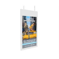Allsee Technologies HDS43HD8 Signage Display Double sided totem 109.2 cm (43") LCD Wi-Fi 700 cd/m² Full HD White Built-in processor Android 5.1.1 24/7