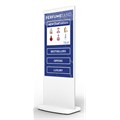Allsee Technologies L55HD9-TW Signage Display Totem design 139.7 cm (55") LCD Wi-Fi 450 cd/m² Full HD White Touchscreen Built-in processor Android 7.1 24/7
