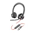 HP Poly Blackwire 8225 Stereo Microsoft Teams Certified USB-C Headset +USB-C/A Adapter