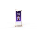 Allsee Technologies LHDS43HD8 Signage Display Double sided totem 109.2 cm (43") LCD Wi-Fi 700 cd/m² Full HD Gold Built-in processor Android 7.1 24/7