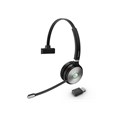 Yealink WH62 Portable Headset Wireless Head-band Calls/Music Black, Grey